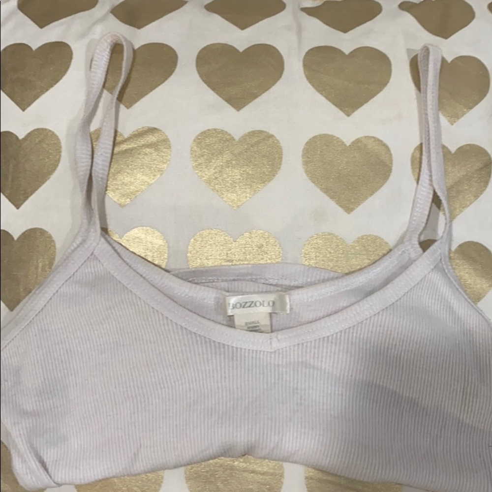 White tank top